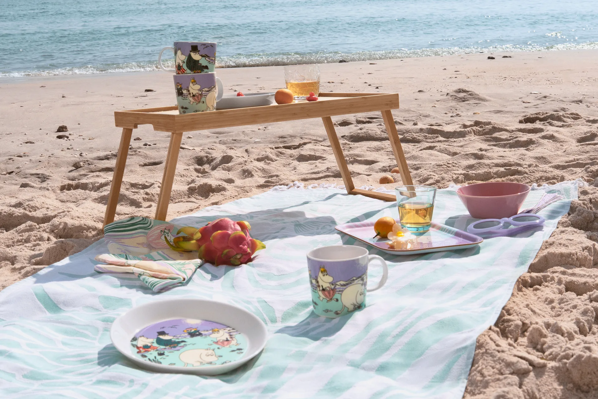 비치 데이 무민 트레이, 20x27 cm Moomin Arabia