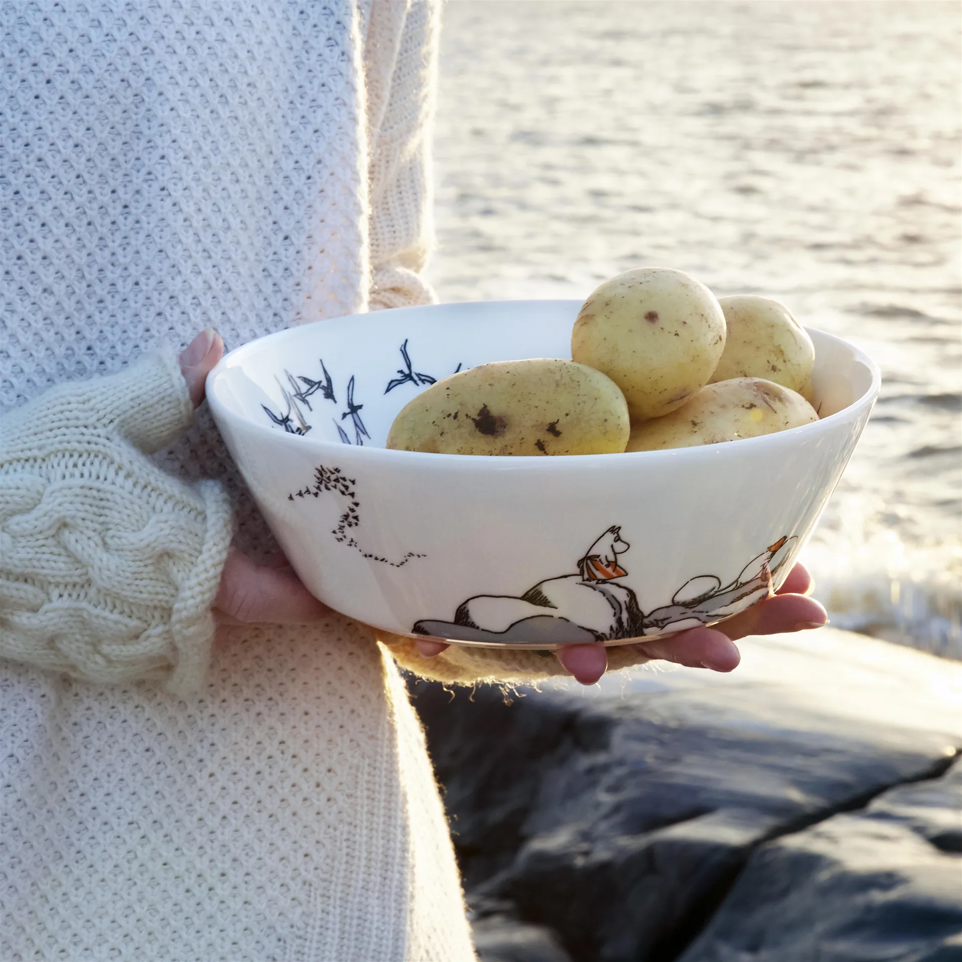 트루 투 잇츠 오리진 무민 서빙 보울, 23 cm Moomin Arabia