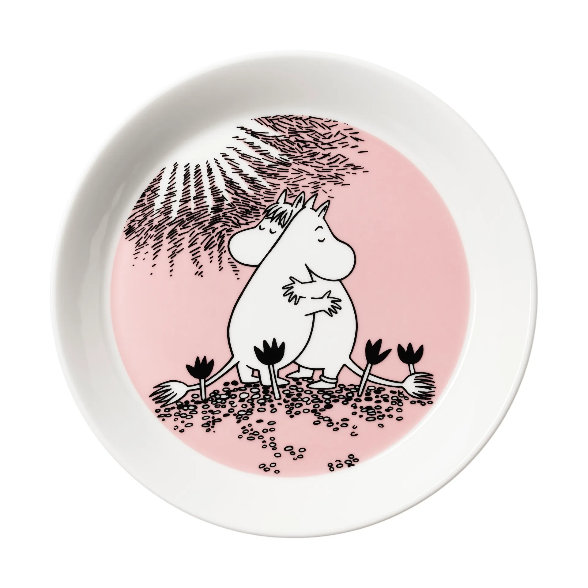 러브 무민 플레이트 30주년 한정판, Ø19 cm Moomin Arabia
