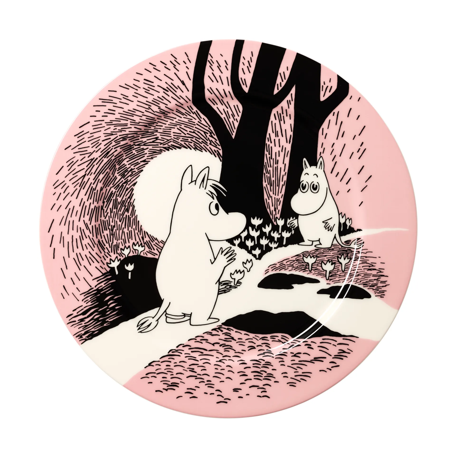 러브 무민 서빙 플레이트 30주년 한정판, Ø30 cm Moomin Arabia