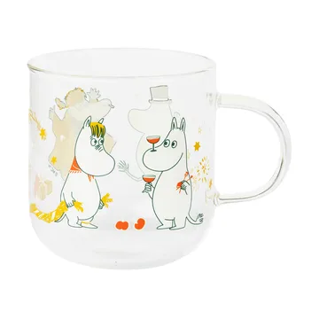 무민 유리 머그 - 사랑 선물, 30 cl, 2개입 - Moomin Arabia