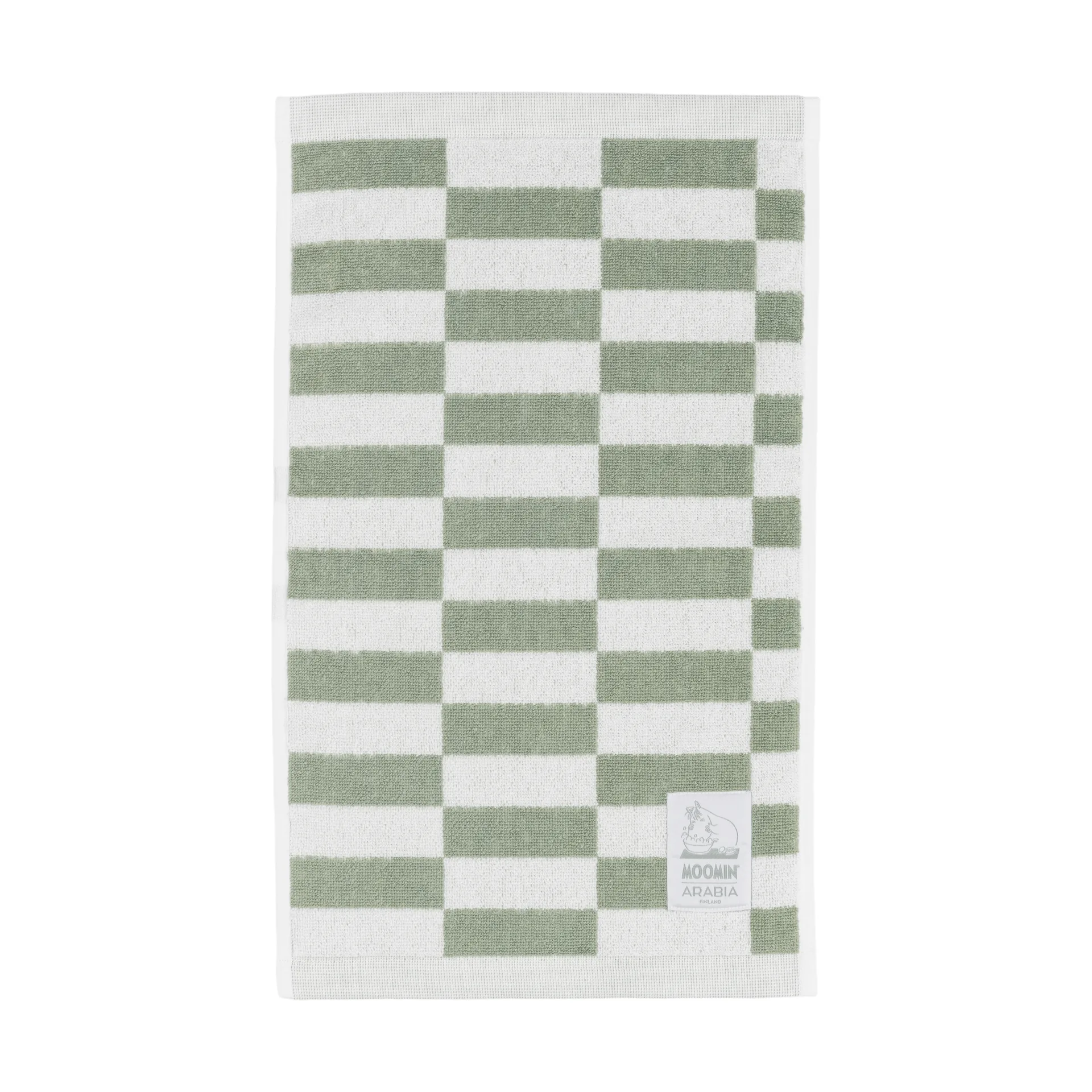 무민 타월 30x50 cm, Green checks Moomin Arabia