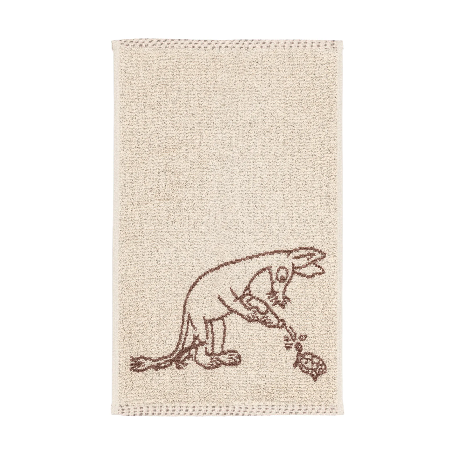 무민 타월 30x50 cm, Sniff brown Moomin Arabia