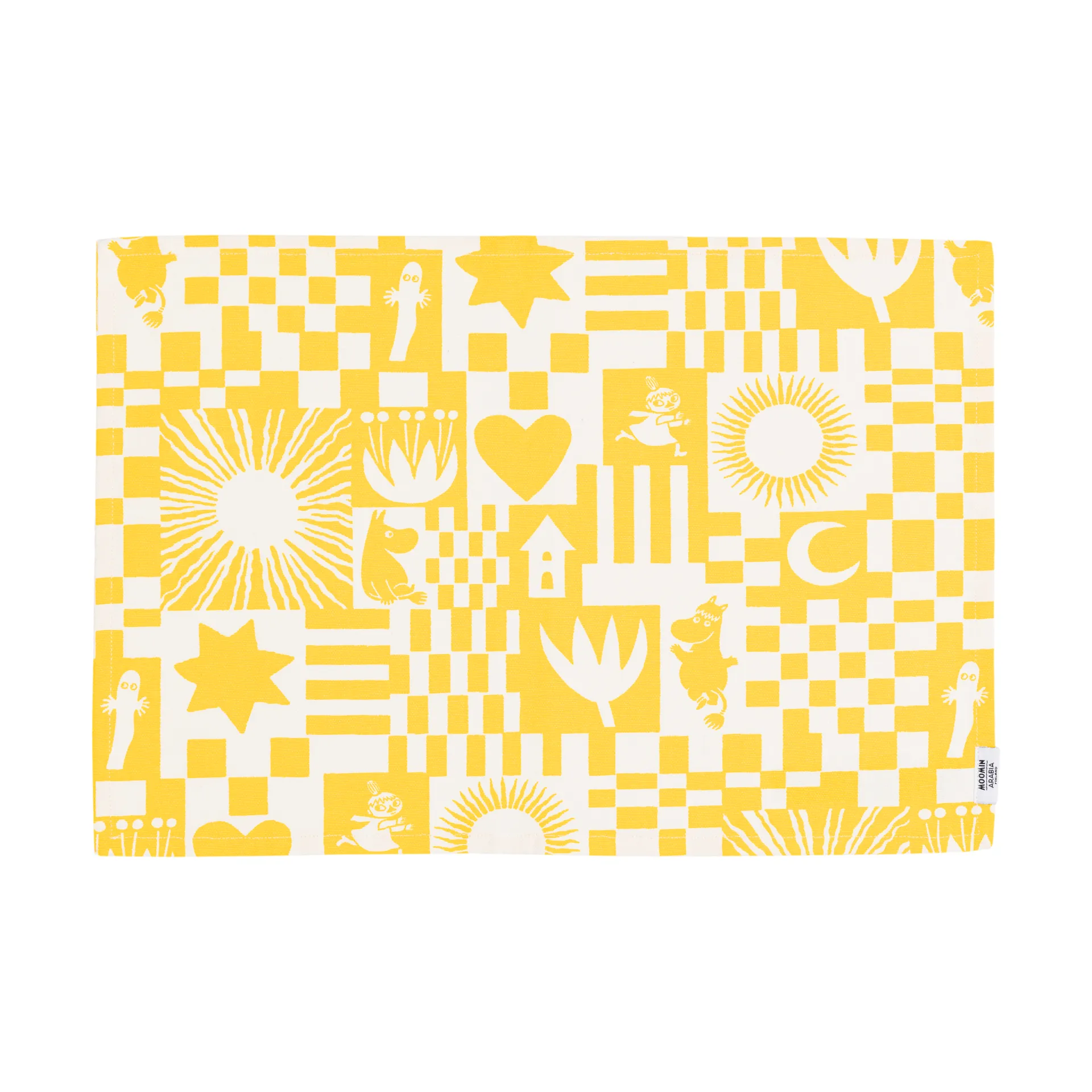 파티 무민 플레이스매트 31x46 cm, Yellow Moomin Arabia