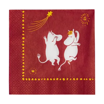 페스티브 모먼츠 무민 페이퍼 냅킨 33x33 cm - 20-pack - Moomin Arabia
