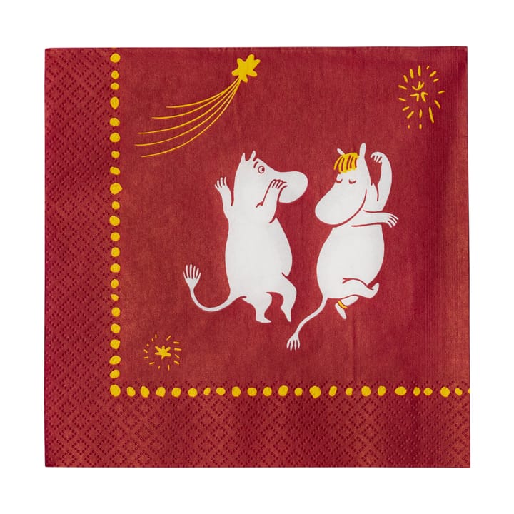 페스티브 모먼츠 무민 페이퍼 냅킨 33x33 cm - 20-pack - Moomin Arabia | 무민 아라비아