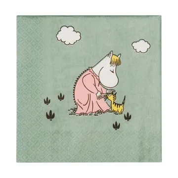 러빙 케어 무민 페이퍼 냅킨 33x33 cm - 20-pack - Moomin Arabia