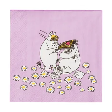 스위트하츠 무민 페이퍼 냅킨 33x33 cm - 20-pack - Moomin Arabia