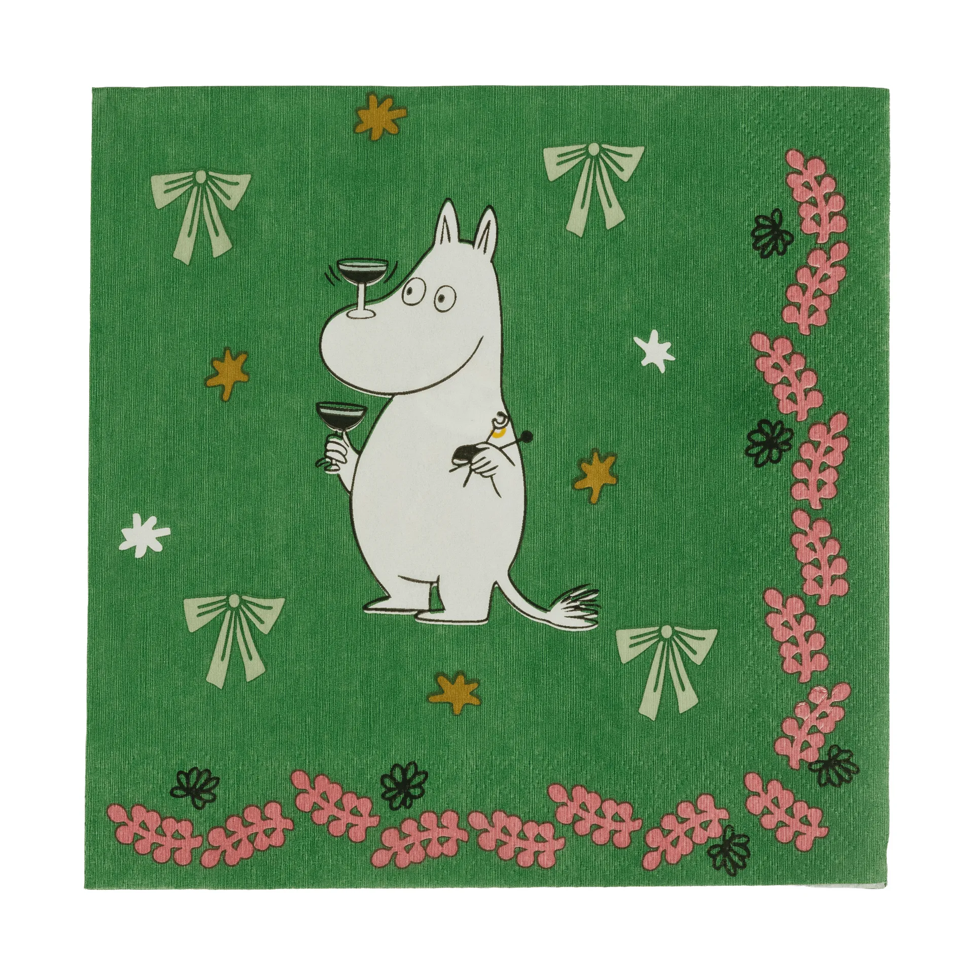 무민 종이 냅킨, 사랑의 선물, 33x33 cm, 20개입 Moomin Arabia