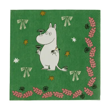 무민 종이 냅킨 - 사랑의 선물, 33x33 cm, 20개입 - Moomin Arabia