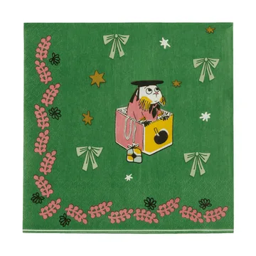 무민 종이 냅킨 - 사랑의 선물, 33x33 cm, 20개입 - Moomin Arabia