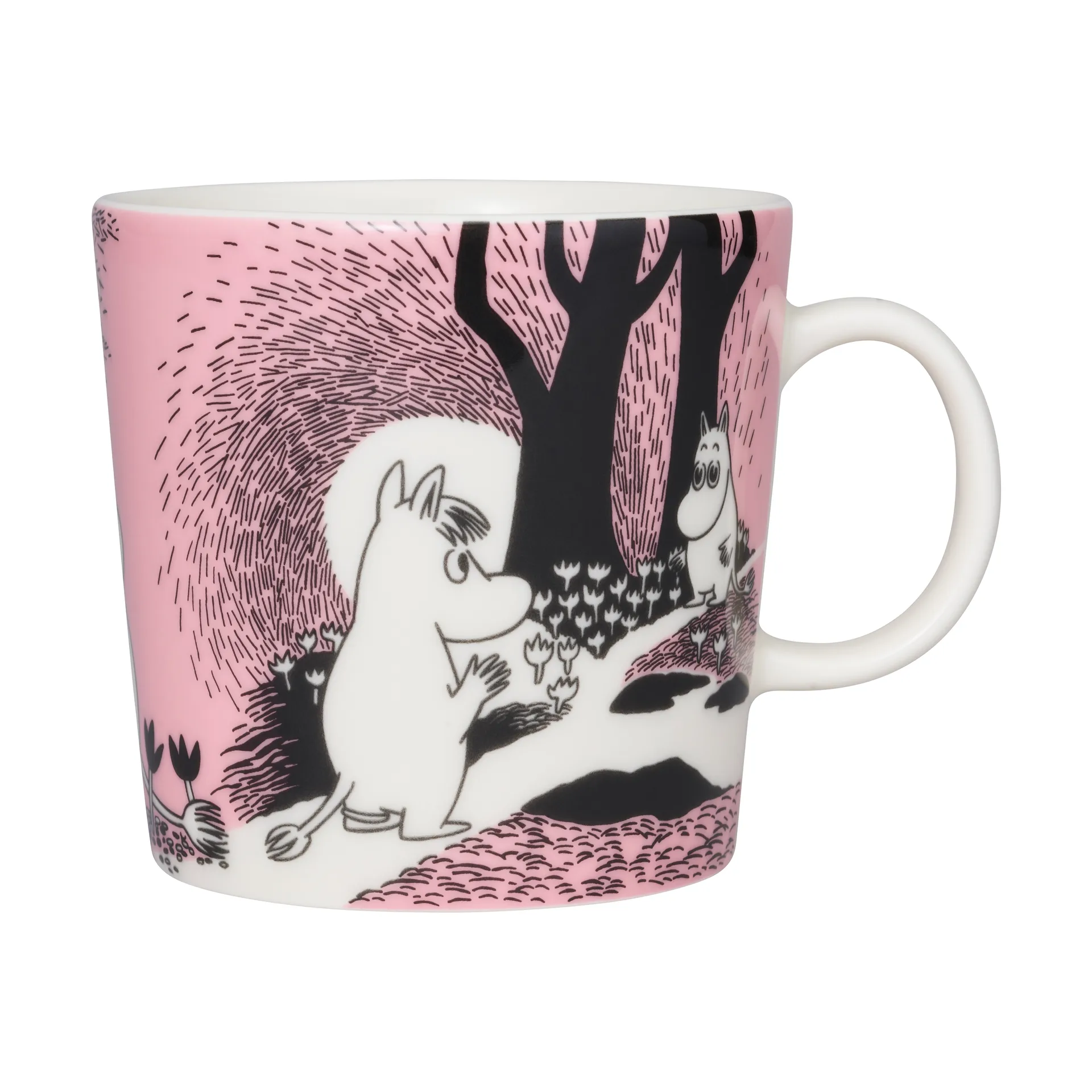 무민 러브 머그 40 cl, Pink Moomin Arabia