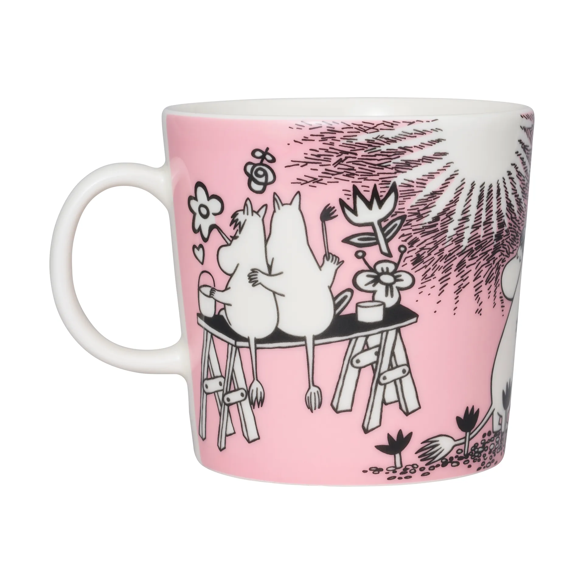 무민 러브 머그 40 cl, Pink Moomin Arabia