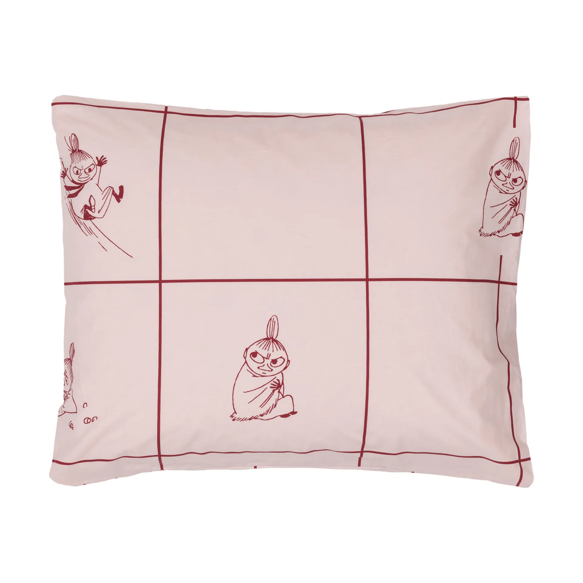 무민 베개커버 50x60 cm, Little My Checkered Moomin Arabia