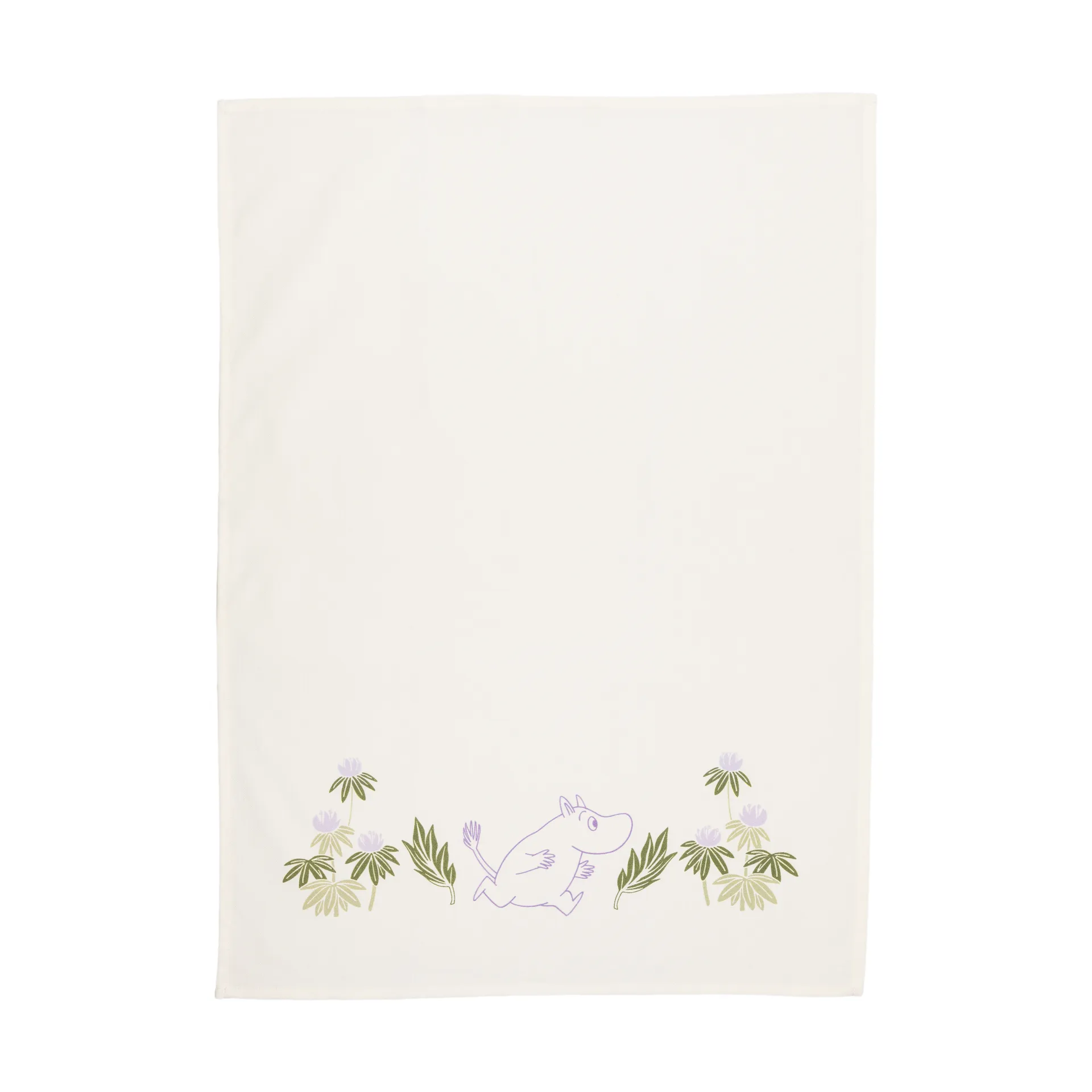 무민 행주 50x70 cm 2개 세트, Purple-off-white Moomin Arabia