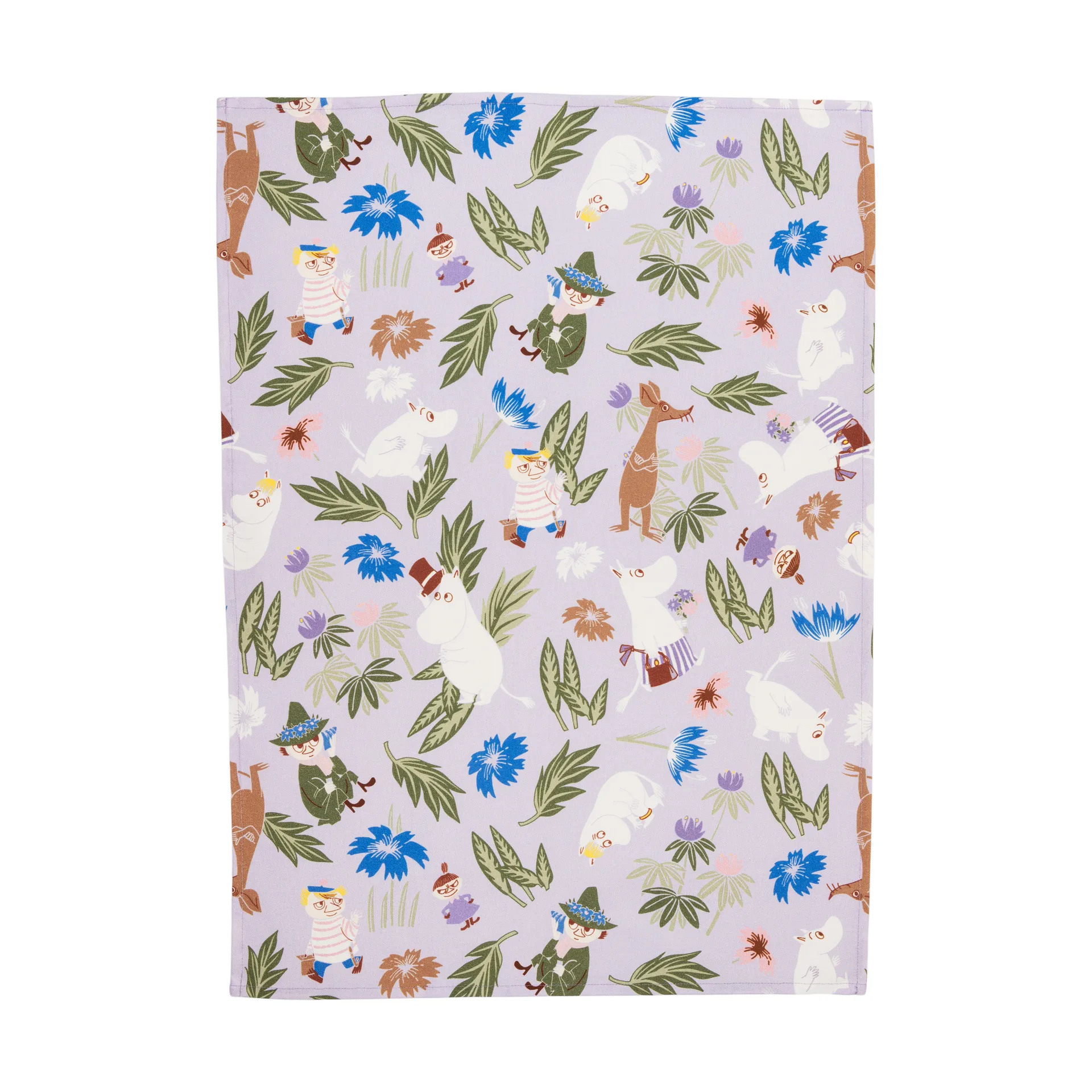 무민 키친 타월 50x70 cm, Purple-off-white Moomin Arabia