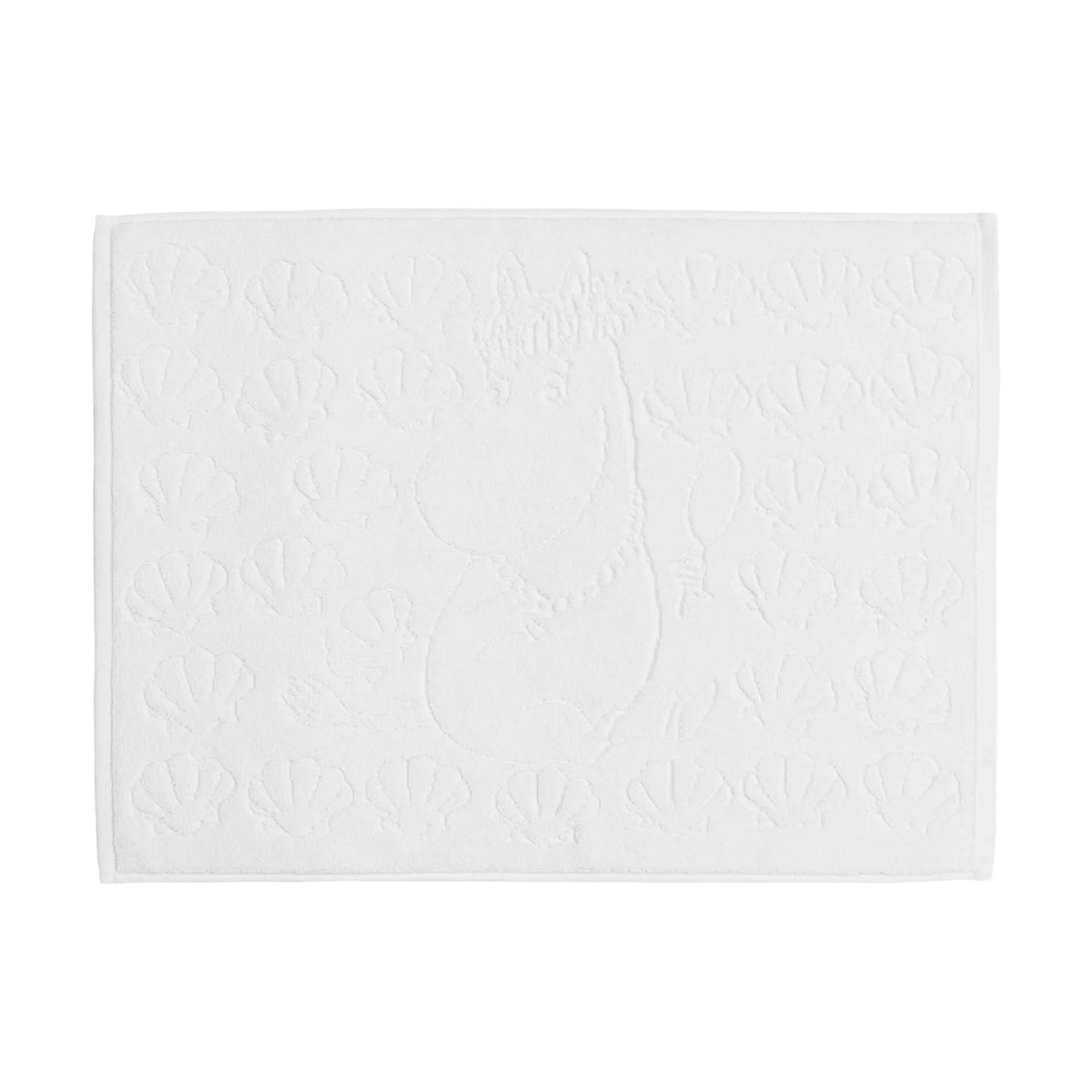 무민 욕실 매트 50x70 cm, Shell white Moomin Arabia