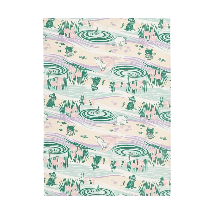 비치 데이 무민 키친 타월 - 50x70 cm - Moomin Arabia | 무민 아라비아