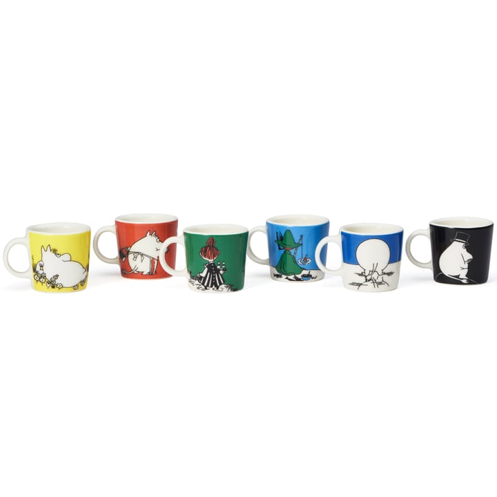 무민 미��니 머그 6개 세트 포스타 클래식, Multi Moomin Arabia | 무민 아라비아