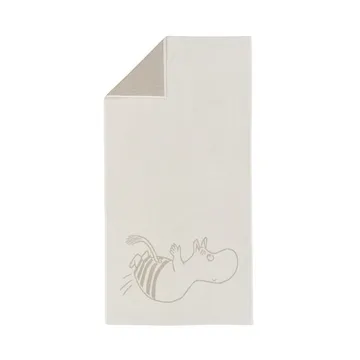 무민 바스 타올 70x140 cm - Moomin troll - white - Moomin Arabia