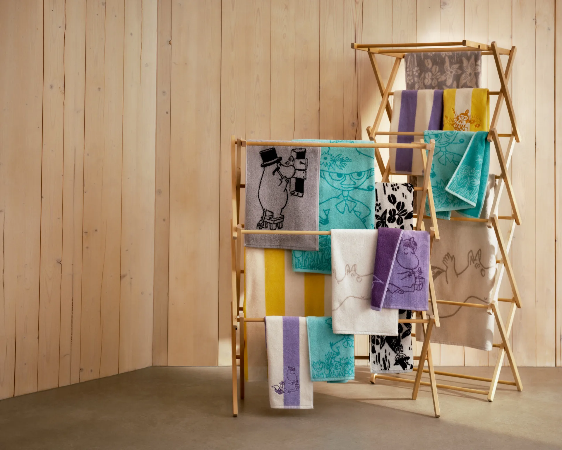 무민 바스 타올 70x140 cm, Snork maiden - violet Moomin Arabia