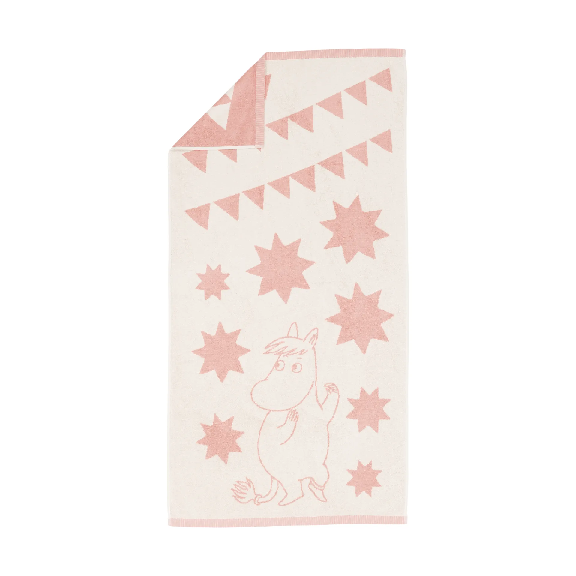 무민 바스 타올 70x140 cm, stars pink Moomin Arabia