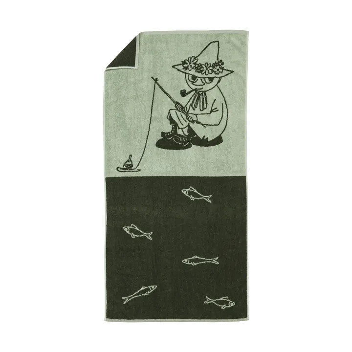 무민 바스 타올 70x140 cm - The Moomin green - Moomin Arabia