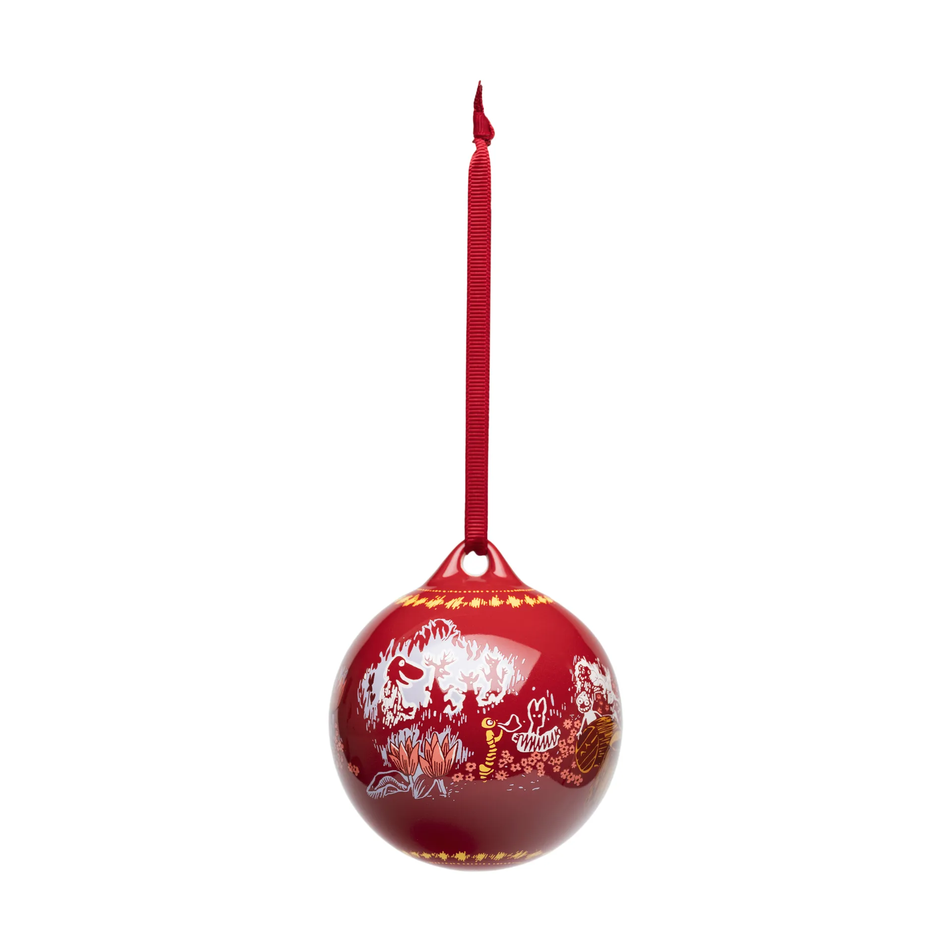 무민 애뉴얼 볼 Ø8 cm, 2025, Festive moments Moomin Arabia