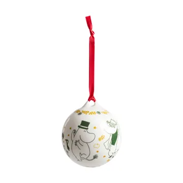 무민 애뉴얼 볼 Ø8 cm - 2026, Love gift - Moomin Arabia