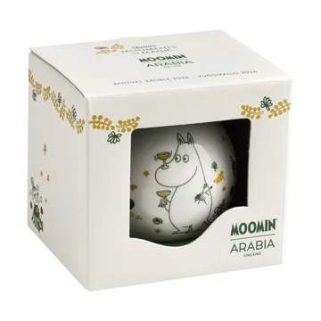 무민 애뉴얼 볼 Ø8 cm - 2026, Love gift - Moomin Arabia