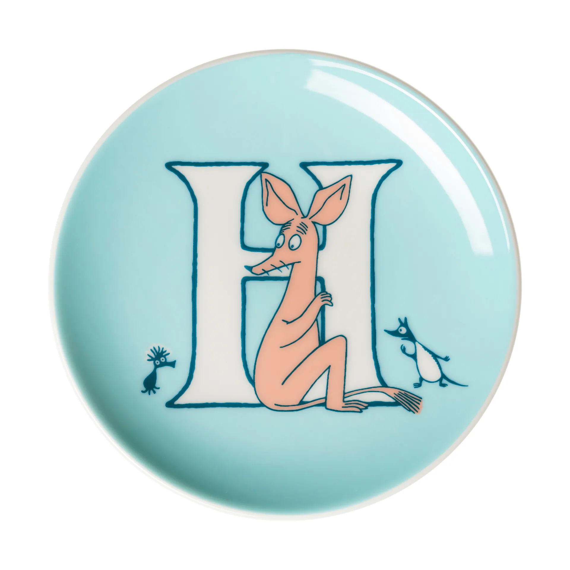 ABC 무민 미니플레이트, H, 10.5 cm Moomin Arabia