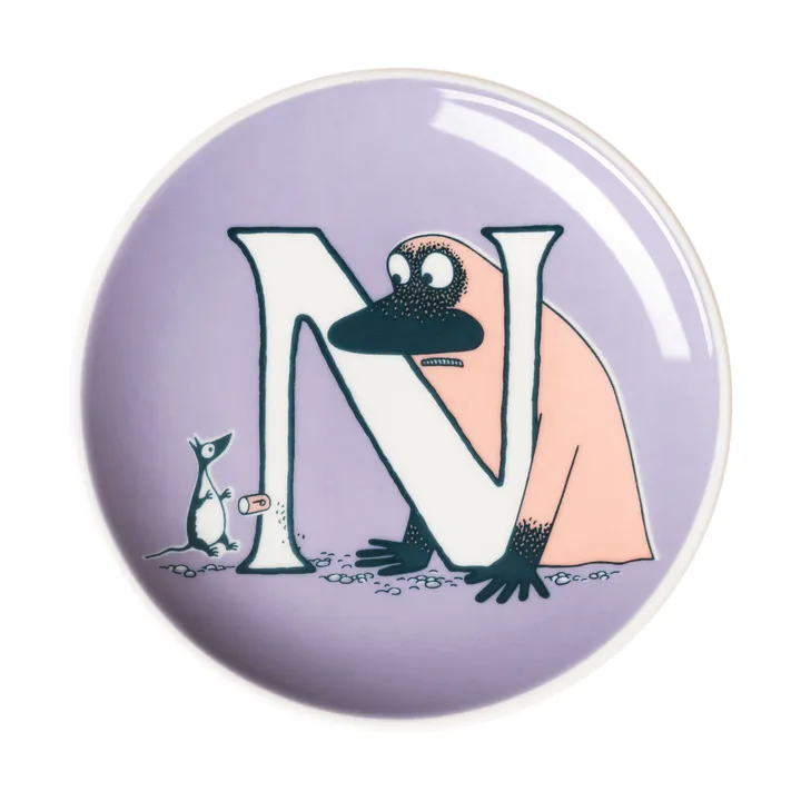ABC 무민 미니플레이트 - N, 10.5 cm - Moomin Arabia
