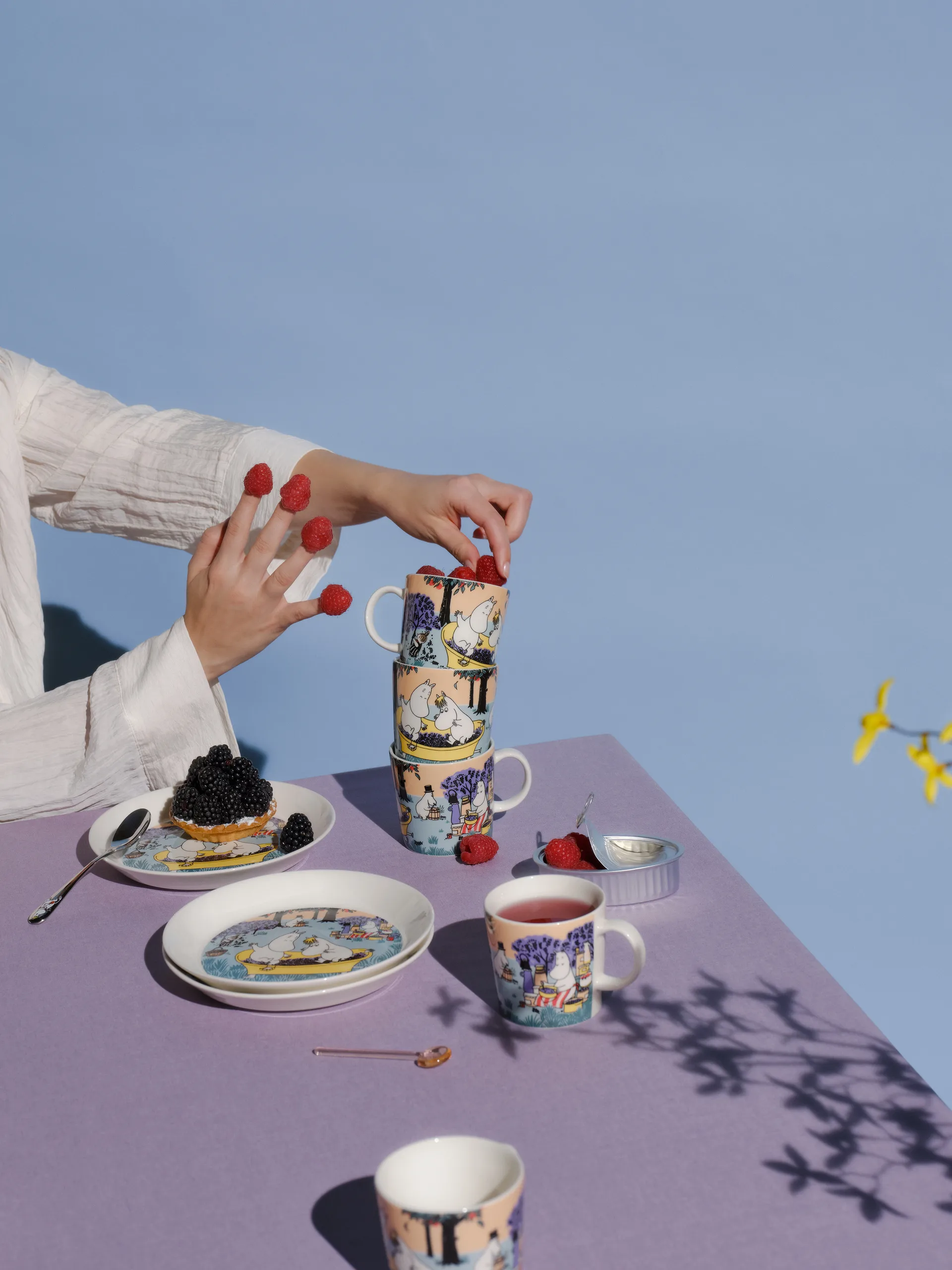 Berry Season 무민 접시 2024, Ø19 cm Moomin Arabia