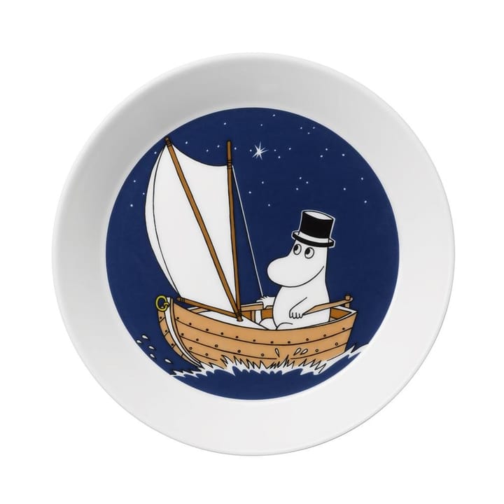 무민 파파 접시, dark blue Moomin Arabia | 무민 아라비아