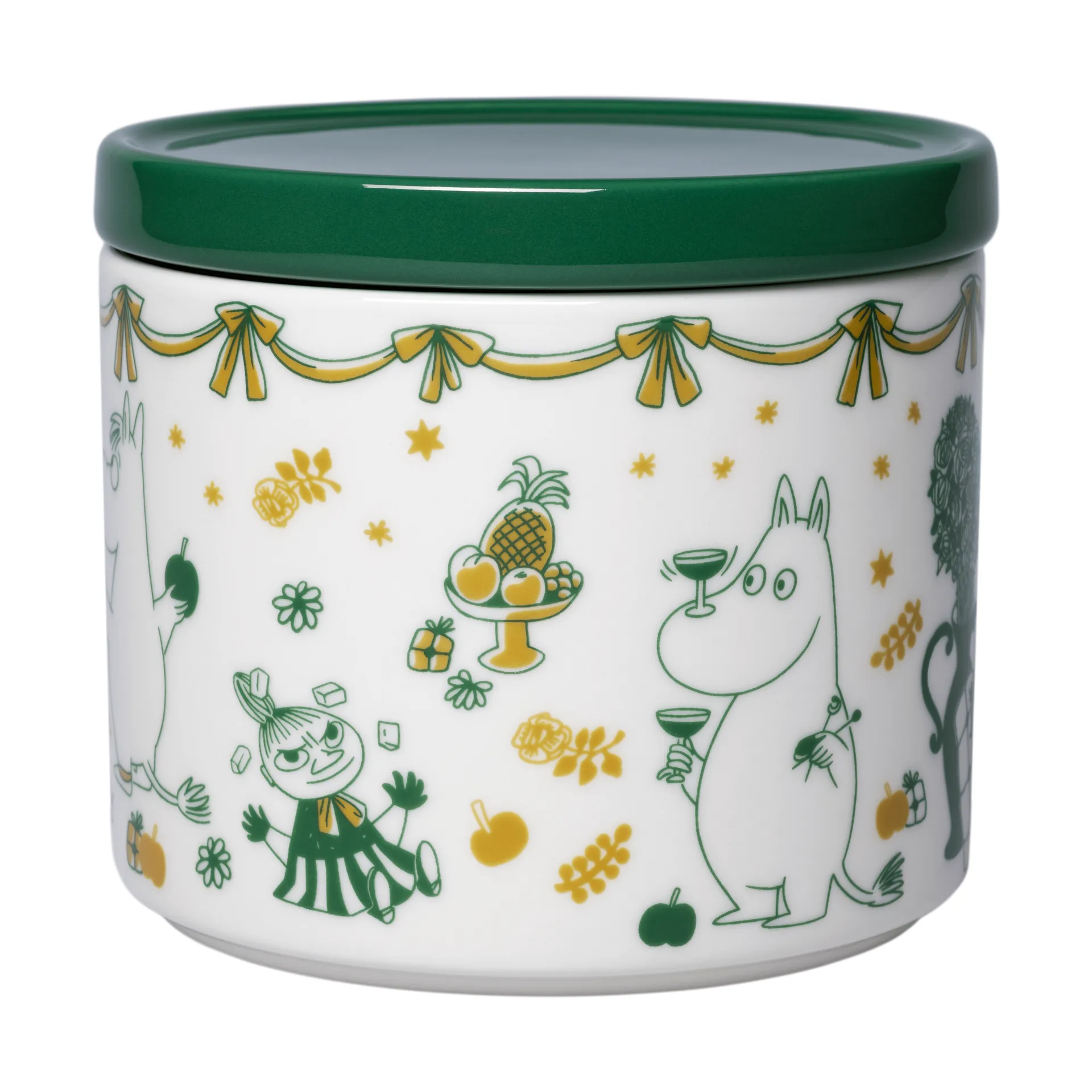 Kärleksgåva 무민 보울 뚜껑 있는 병, 0.7 l Moomin Arabia