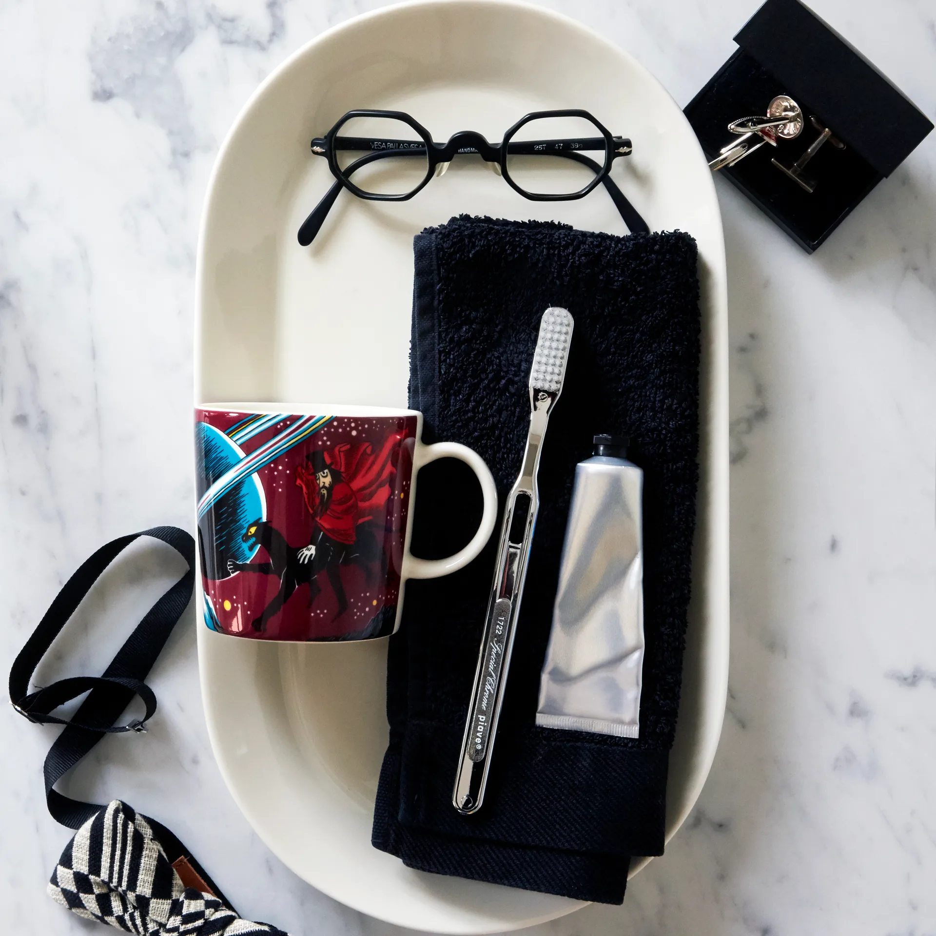 도깨비 무민 머그, purple Moomin Arabia