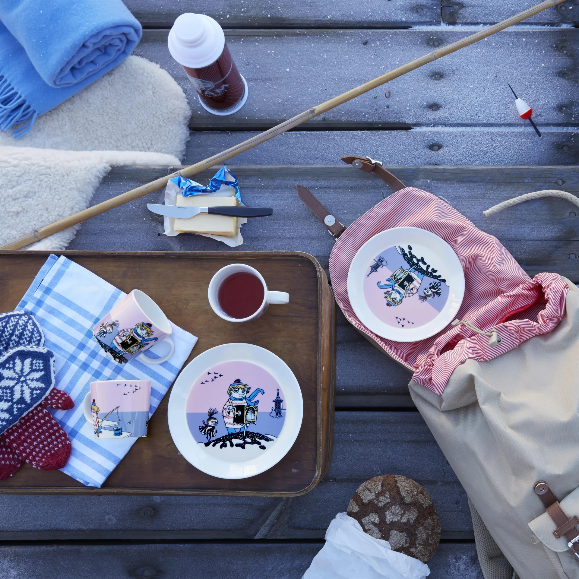 투-티키 무민 머그, purple Moomin Arabia