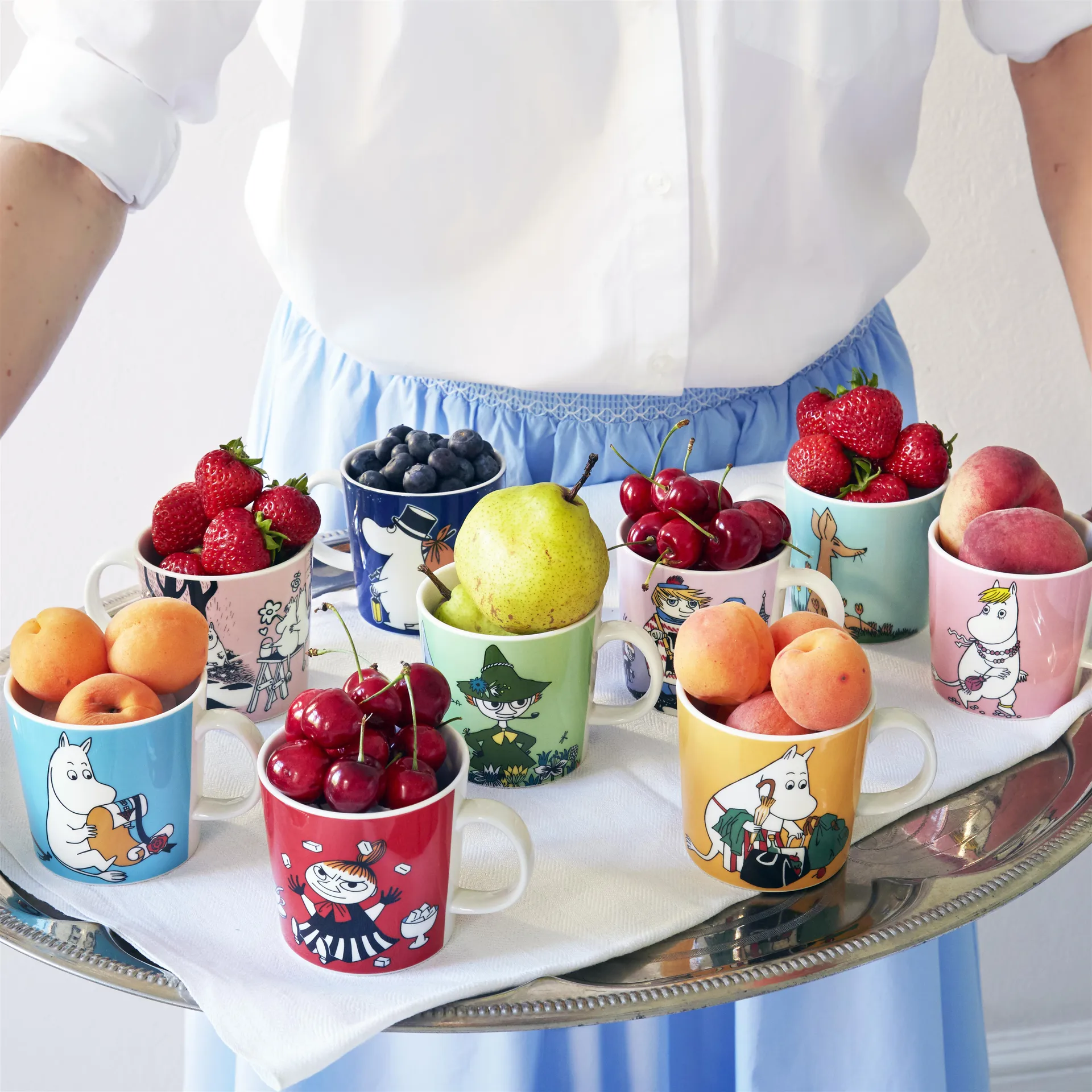 리틀미 무민 머그, red Moomin Arabia