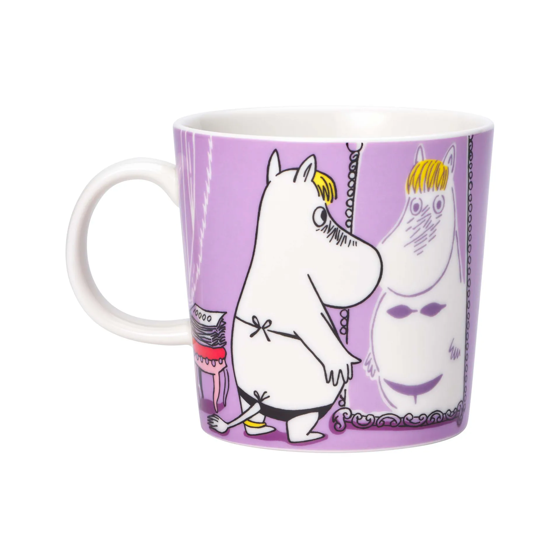 무민 키즈 디너 세트, Snorkmaiden purple Moomin Arabia