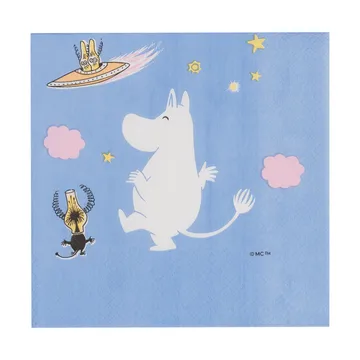 무민 종이 냅킨 - Space adventure, 20-pack - Moomin Arabia