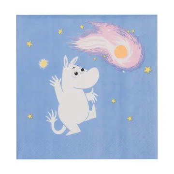 무민 종이 냅킨 - Space adventure, 20-pack - Moomin Arabia