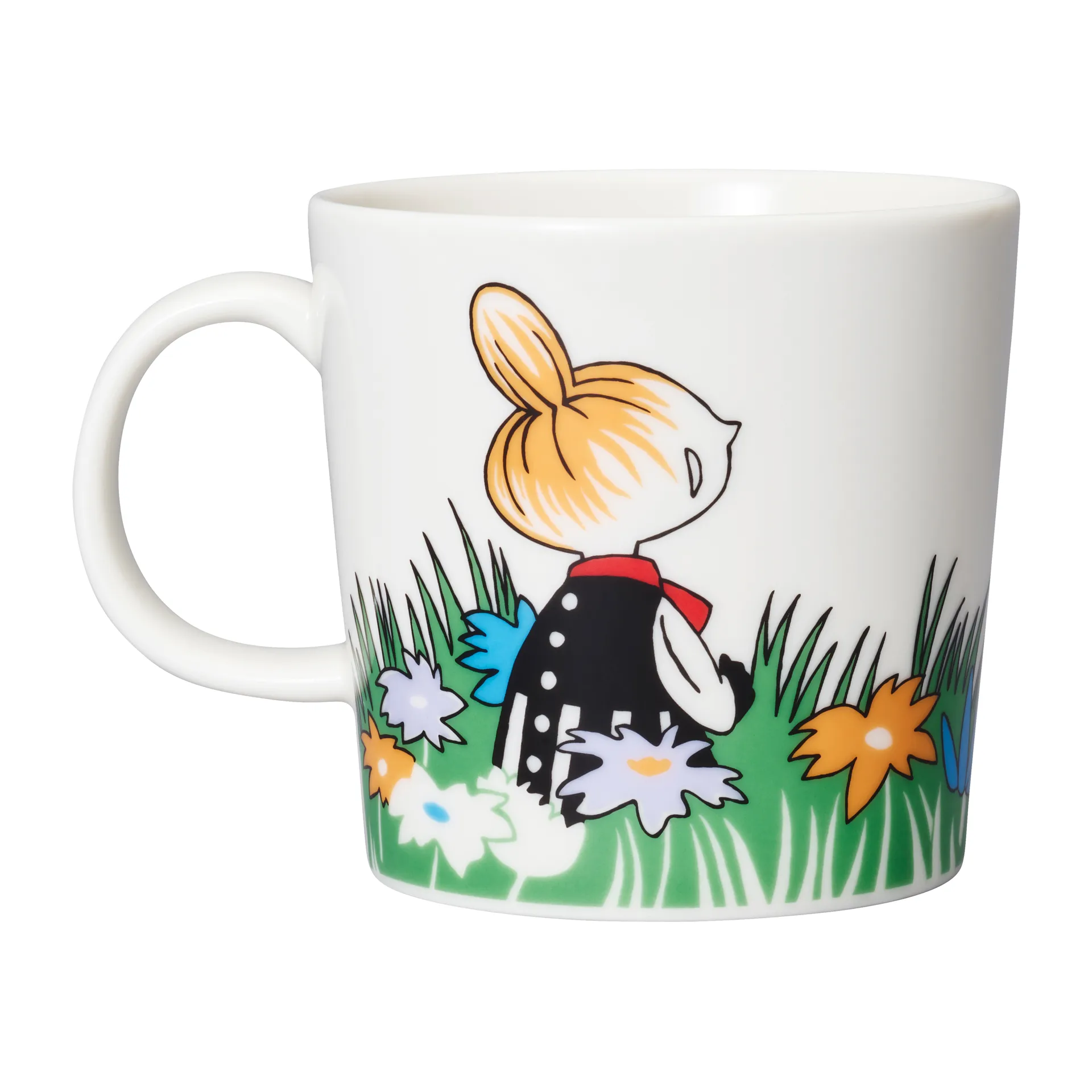 풀밭의 리틀 미 무민 머그, White-multi Moomin Arabia