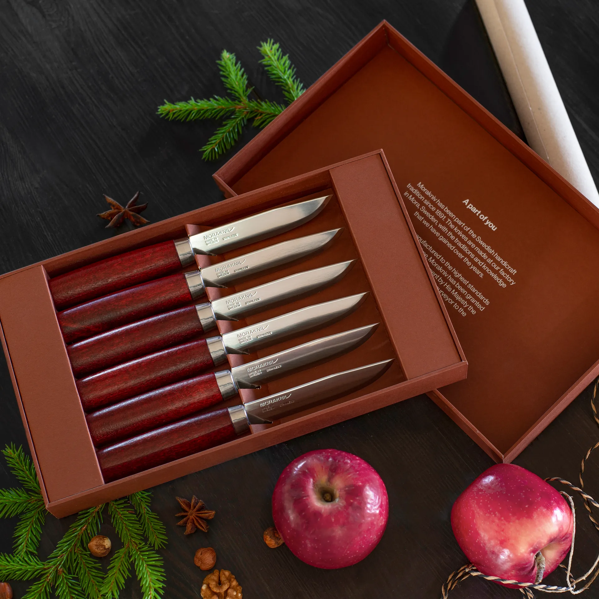 모라나이프 클래식 스테이크 나이프 6팩, red Morakniv | 모라나이프