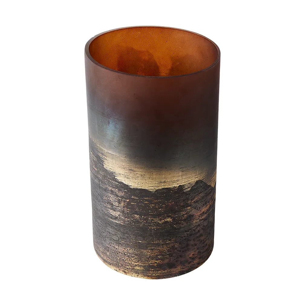 라나 화병 14x25 cm, Brown-gold MUUBS | 뭅스