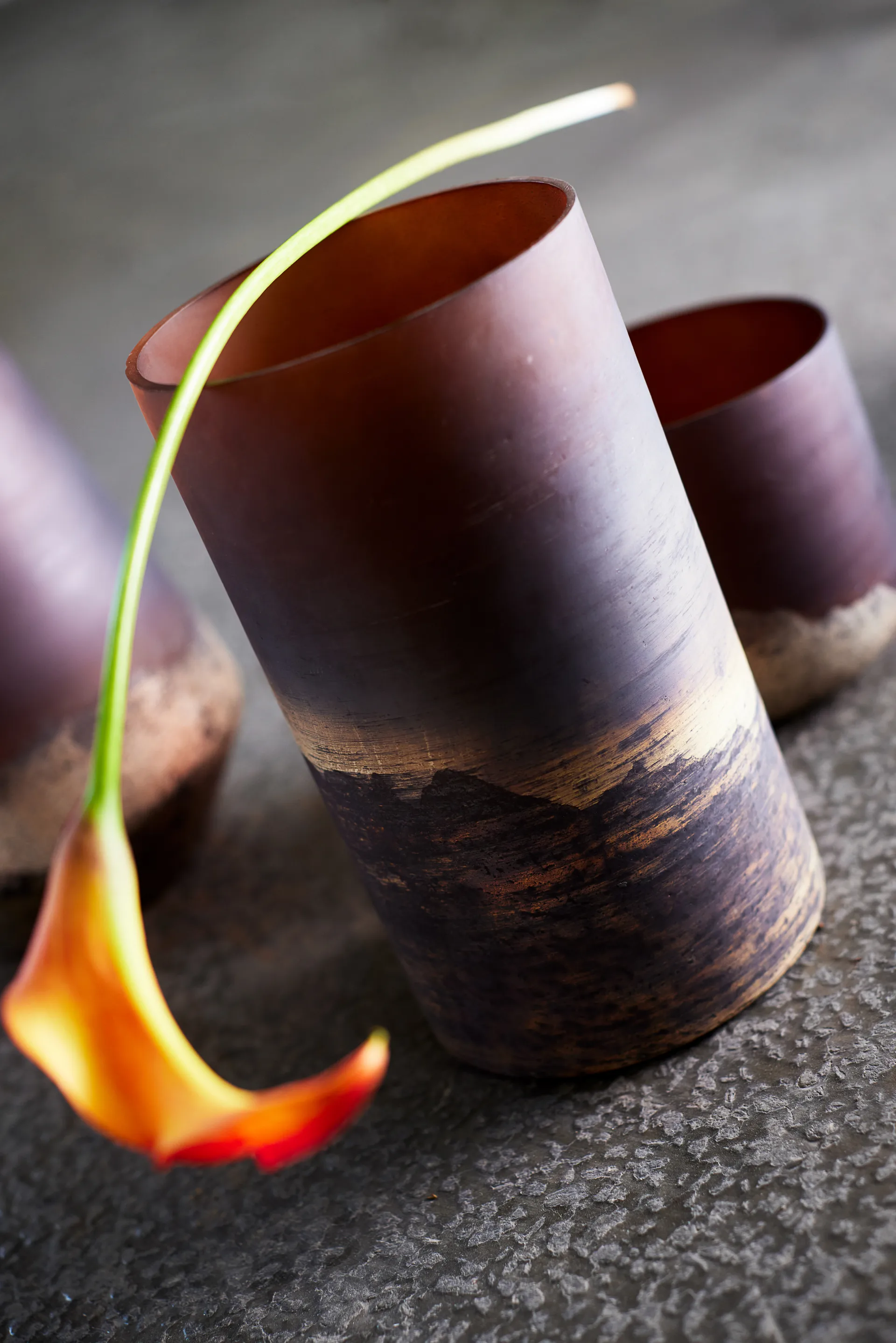 라나 화병 14x25 cm, Brown-gold MUUBS | 뭅스