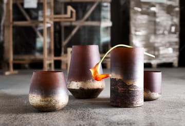 라나 화병 14x25 cm - Brown-gold - MUUBS | 뭅스