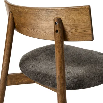 테트라 라운지 체어 - Granite-colored fabric–dark oiled oak - MUUBS | 뭅스