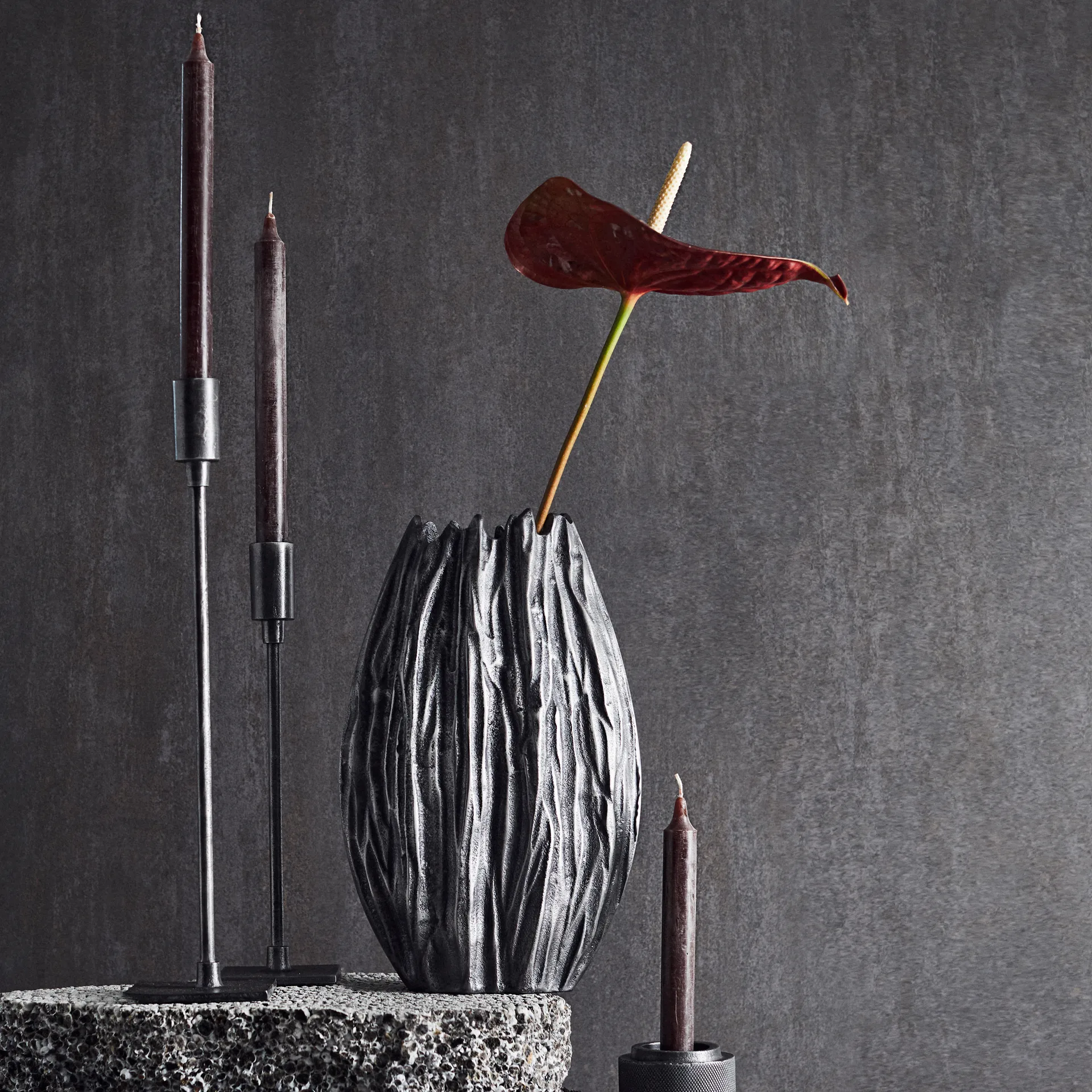 모멘트 화병 L 32 cm, grey MUUBS | 뭅스