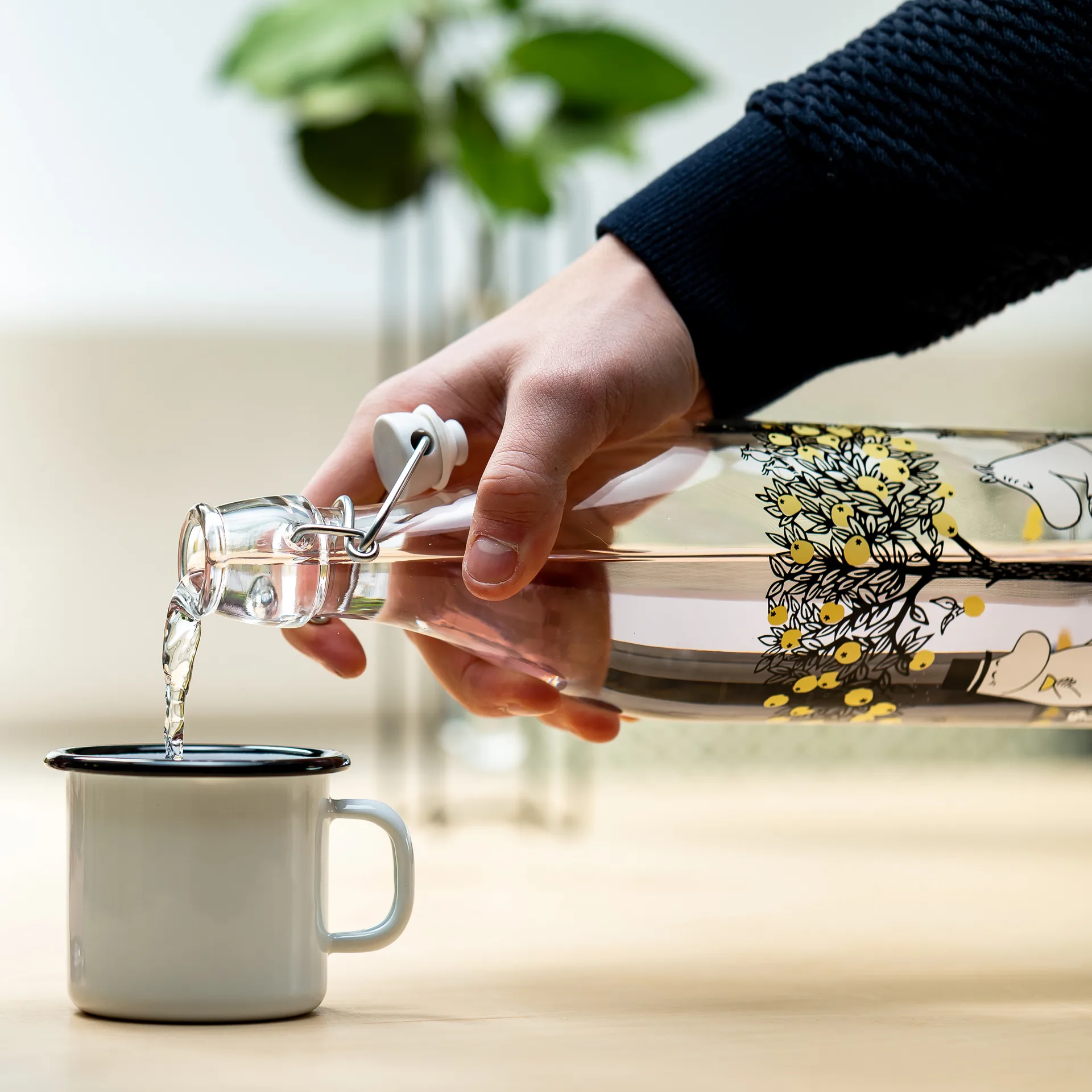 무민 유리병 1 L, Apples Muurla | 뮬라