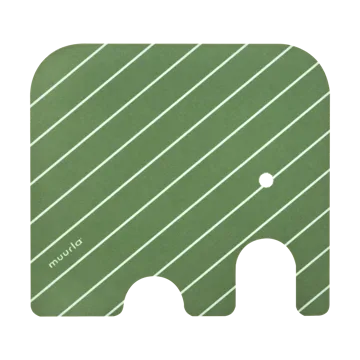 엘리펀트 글라스 코스터 11x10 cm - Green - Muurla | 뮬라